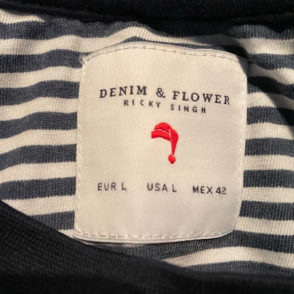 Ho Ho Ho Xmas Santa Tee shirt by Demim & Flower - Picture 3 of 4